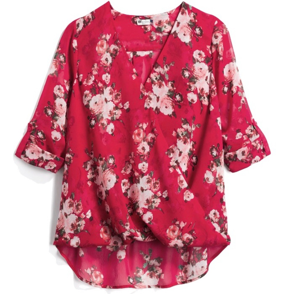 Kut From The Kloth Jenalee Surplice Blouse